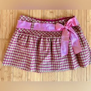 American Eagle Wool Plaid Mini Sz.4